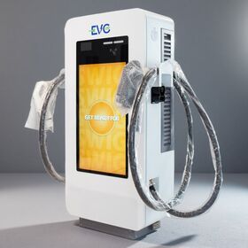 DC grande tela LCD 60 80 kW carregador rápido