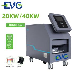 Mobiler tragbarer DC-Schnellladegerät für Elektrofahrzeuge, 20 kW, 30 kW, 40 kW, 60 kW
