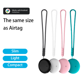 Localizador de llaves Bluetooth antirrobo con alarma sonora, buscador de llaves suave de plástico promocional, encuentra mis llaves