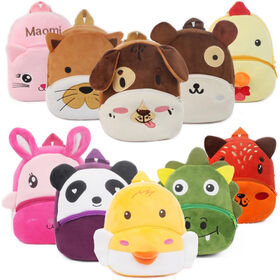 Animal Stuffed Plush Pack Bag Custom High Quality Soft School Bag for Kids