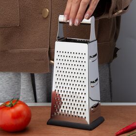 Multifunktionaler Vertikaler Gemüseschneider aus Edelstahl - Manueller Hobel, Reibe und Zerkleinerer für die Küche