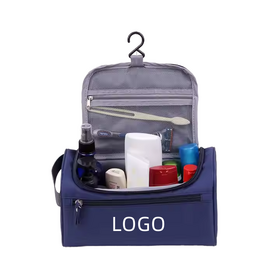 Unisex Tragbare Multifunktionale Aufbewahrungstasche für Toilettenartikel mit Griff für Reisen, Langlebige Polyester Kosmetiktasche nach Maß