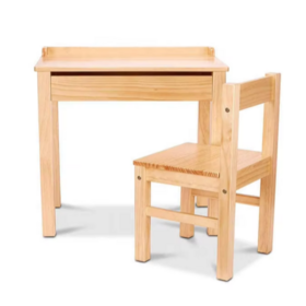 2026 Bestseller Holz Kinder Aufbewahrungs- und Spieltisch mit Stuhl / Kindermöbel Kinder Aktivitätstisch-Set im Großhandel