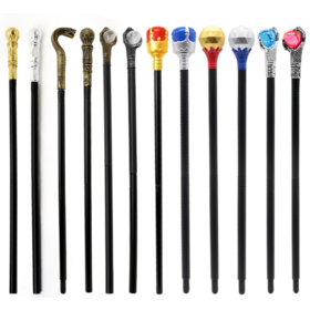 Wholesale Princess Magic Wand Staff King Staff Wizard Magic Rod Egyptian Queen Queen of Egypt Pharaoh Staff Props Snake Head Staff