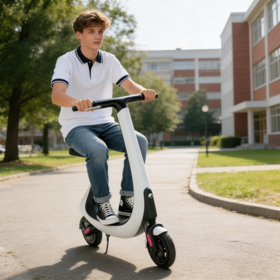 Scooter Elétrico Dobrável: Leve, Poderoso, Perfeito para Estudantes Glide Through Campus &amp; City: Seu Scooter Elétrico Final