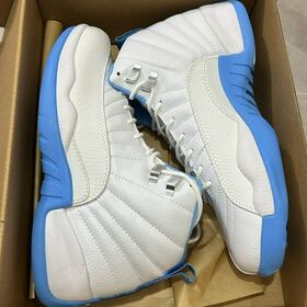 Barato nueva moda hombres aj12 blanco azul deportes Zapatos atléticos mujeres diseñador sneakers dropshipping
