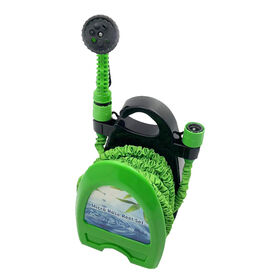 حامل تخزين خرطوم حديقة شديد التحمل، حامل حائط لأنابيب المياه حتى 30 مترًا