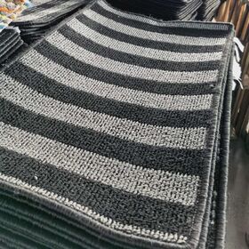 Vibrant Striped Wave Floor Mat 50*80cm Decor