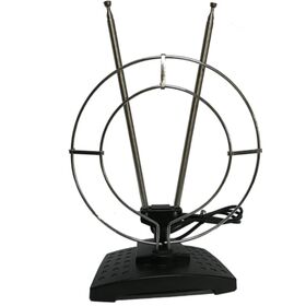 2026 Usine En Gros Durable vendeur Chaud cercle noir fm VHF UHF antenne de télévision intérieure amplificateur