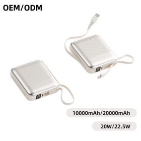 2026 Neuer KC CE CC 10000mAh 20000mAh Schnelllade Powerbank mit individuellem Logo, tragbares Ladegerät für iPhone 17