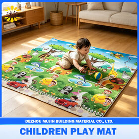 Hermoso diseño dormitorio antideslizante impermeable niños jugar Mat