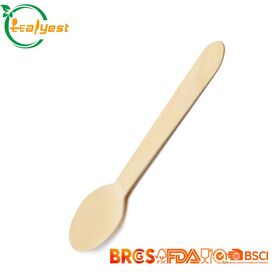 Fsc certificado biodegradable cuchillo de madera desechable tenedor cuchara cubiertos conjunto fda comida segura logotipo personalizado a granel al por mayor