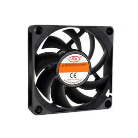 ED7015S12S 70x15mm DC Brushless Ventilador de Refrigeração 12V Caixa Do Computador Plástico Livre Permanente com Alto Fluxo De Ar e Baixo Ruído
