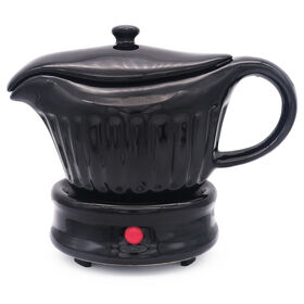 Electric Gravy Boat Warmer ETL UL Certified OEM Free Color Customized Ceramic Design Sauce Warmer Indoor Household Kitchen Use