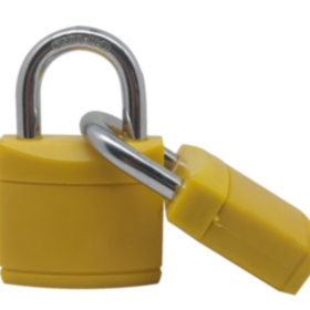 2026 سعر المصنع قفل حديد مطلي بالبلاستيك جودة عالية مع مفتاح رئيسي للبيع بالجملة حقيبة قفل خزانة سفر مضادة للسرقة