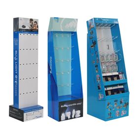 Caja de Exhibición PDQ Personalizada para Mostrador, Exhibidor de Estante de Cartón para Mostrador