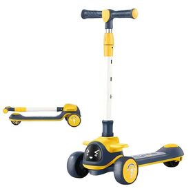 Großhandel Kinderroller, Lachender Flash-Scooter, Ein-Klick-Faltung, Tragbares Spielzeugauto für 2-6 Jahre alte Kinder