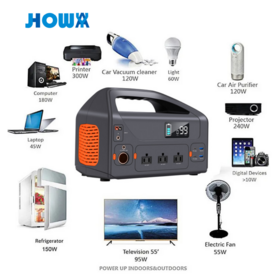 Factory Direct Outdoor Camping Rechargeable Portable Powerstation Solar Charging Power Stations 300w 600w 1000w with CE RoHS FCC