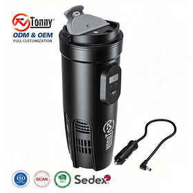 Tasse Intelligente DC12V, Refroidisseur Chauffant Intelligent 2 en 1 pour Voiture et Camion, Tasse pour Refroidir et Chauffer les Boissons à Café