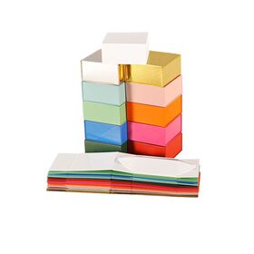 Personalizable portátil pequeño lote Flip-top diseño aséptico vino cajas de papel creativo plegable caja de regalo imanes rígidos conjunto plegable