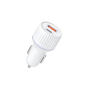 Chargeur de voiture rapide QC3.0 PD 15W 48W personnalisable en gros avec port de type C et port USB, chargeur mural et domestique pour téléphone portable