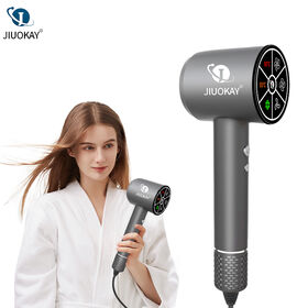 Secador de Pelo Iónico Plasma Profesional de Alta Velocidad 1800W, Motor DC sin Escobillas, 120000 RPM, Uso Hotelero y Doméstico