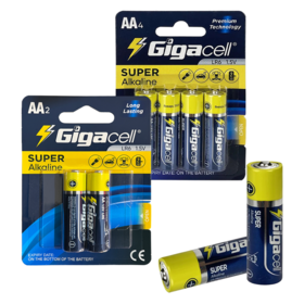 Commerce de gros de 1,5 volts industriels piles alcalines AA de longue durée pour le ménage et les entreprises