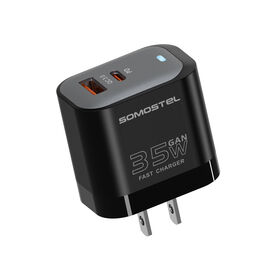 Somostel Q107 GAN 35w dual port fast charger