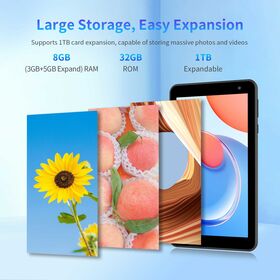 Tableta Android M7A de 7 pulgadas, 8 GB de RAM, 32 GB de almacenamiento, procesador Penta Core Allwinner, certificada ISO para entretenimiento y educación