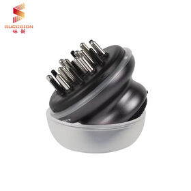 Qualité personnalisée Bling Peigne Chaude Poignée En Plastique Tête de Cuir Chevelu Masseur Applicateur D'huile pour Usage Domestique