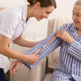 Ropa Adaptativa Médica para Vestido Fácil, Ropa para Pacientes con Diseño Ajustable