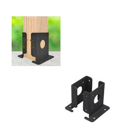 OEM Heavy-Duty Post Base Stamping Parts - SGS Material Report Provided | Precision CNC