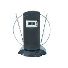 2026 Venta caliente nuevo diseño de alta calidad círculo negro fm VHF UHF interior TV antena amplificador