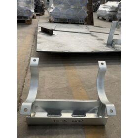 Soporte de tubería de aro doble galvanizado en caliente/Soporte de abrazadera de tubo tipo T (galvanizado en caliente)