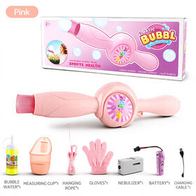Nouvelle Machine à Bulles de Fumée Élastique, Jouet Automatique de Machine à Souffleur de Bulles de Fumée Magique, Cadeau pour Enfants, Pistolet à Bulles