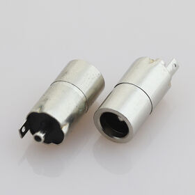 Full metal waterproof DC power socket 5521J150 female socket plug 2P