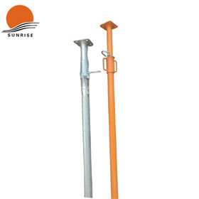 Haute qualité réglable en acier d'échafaudage coffrage galvanisation réglable en acier prop pour la construction