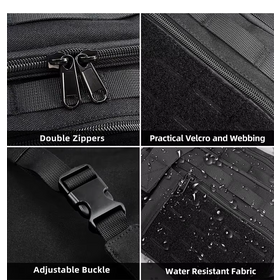 سترة حقيبة متعددة الوظائف عصرية قابلة للتعديل مع سحاب مقاوم للماء لركوب الخيل والجري