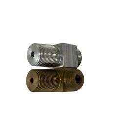 Usinage de précision CNC personnalisé de pièces de liaison en laiton à cinq axes, pièces de tour, services de machines CNC