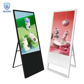 Usine pric32 43 55 Pouce Intérieur LCD Machine de Publicité Numérique Signalisation Portable kiosque Publicitaire Pour centre commercial