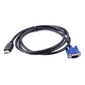 HDMI to VGA HD Converter Cable Audio Cable D-SUB Male Video Adapter Cable Lead for HDTV PC Computer Monitor for TV