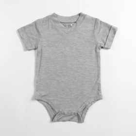 Newborn V-neck Short Sleeved Triangular Vest Summer Moisture Wicking and Sweat Wicking Home Jumpsuit