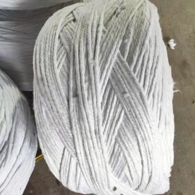 Pure white mop cotton yarn, colorful steam spun yarn, and stranded mop rope, customized in multiple colors