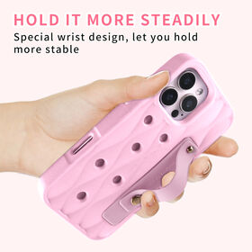 HGD DIY EVA For iPhone 15 Pro Max Case (Not afraid that the child will break something- Drop Protection)Phone Cover with kickstand