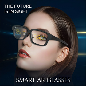 AI Navigation Smart Glasses with Binocular Display and Real-time Voice Assistant Translation Support