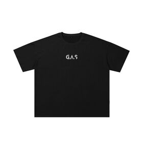 Tendances de la mode Boxy Cropped Tshirt noir Hommes Boxy T-shirt surdimensionné
