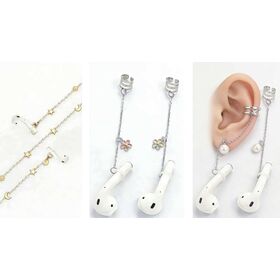 Aksesori Earbud TWS 2026 Fashion Factory Berlian Imitasi untuk Earbud Terbuka Tipe Jepit Dekorasi Zirkonia Elegan Desain OEM