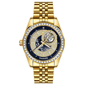 2026 Vollautomatische Mechanische Uhr - Beliebte wasserdichte Armbanduhr mit Zirkonia für Herren