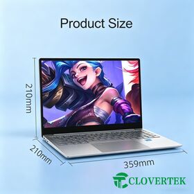 Ordinateur portable total de bureau, double WiFi rapide, empreinte digitale déverrouillant, spécifications régulières de taille de produit