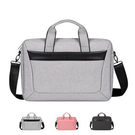 Tragbare wasserdichte Polyester-Laptoptasche 13-15,6 Zoll, Zubehörtasche mit Reißverschluss für Geschäftsreisen, Computertasche